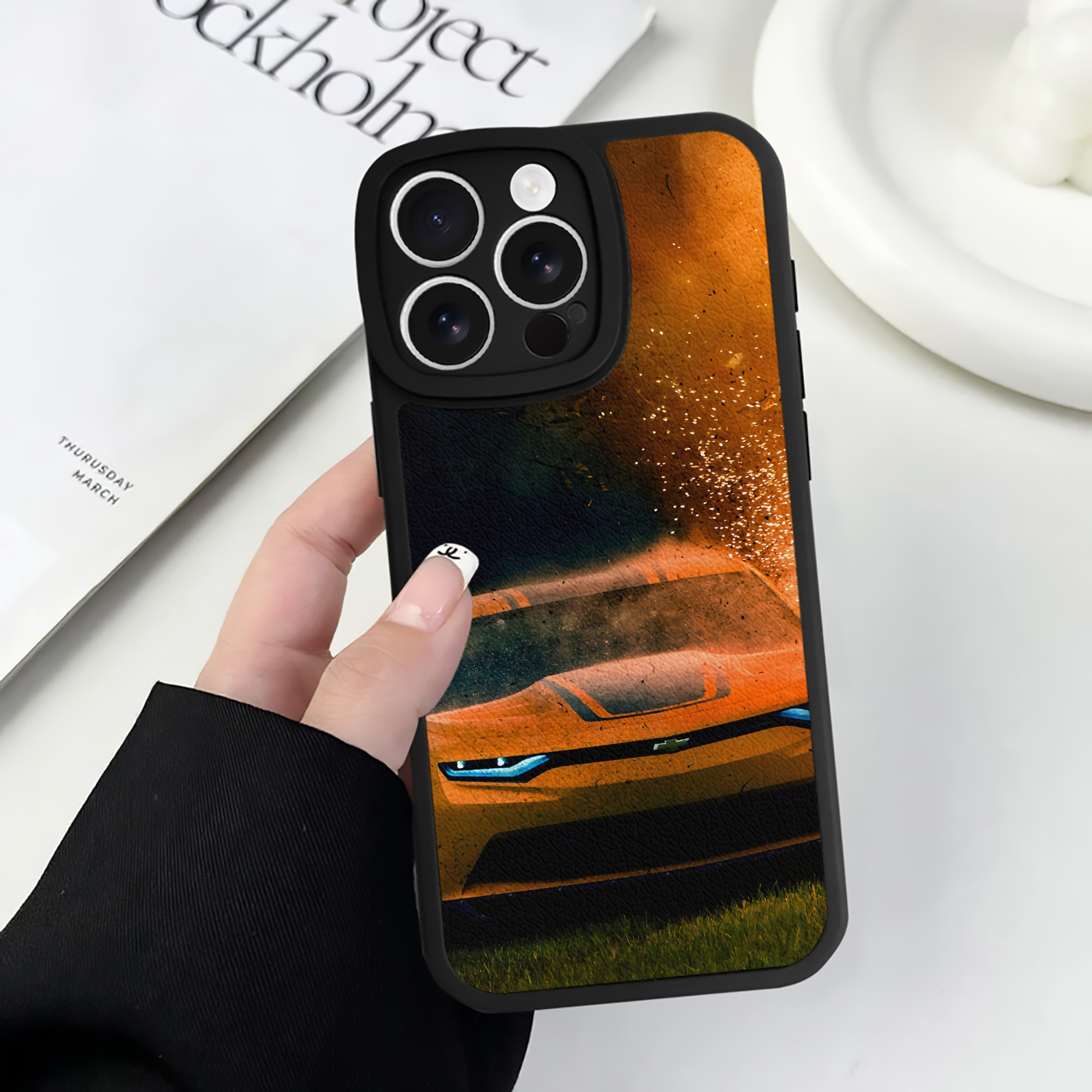 （画像用） Transformers トランスフォーマー 【iPhone 16シリーズ対応】シリコンスマホケース（レザー調） 材質：シリコン